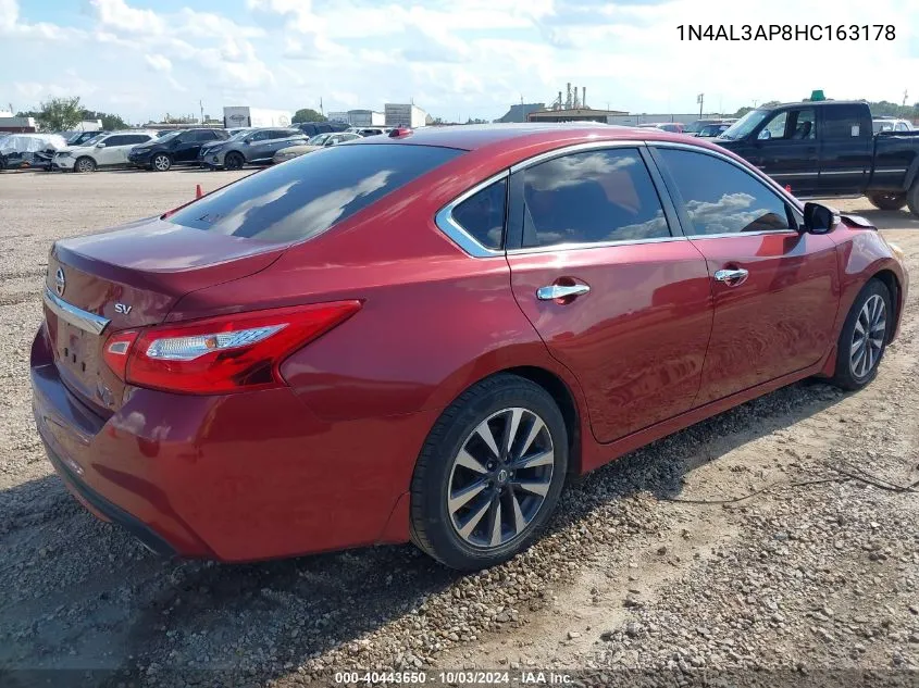 1N4AL3AP8HC163178 2017 Nissan Altima 2.5/S/Sv/Sl/Sr