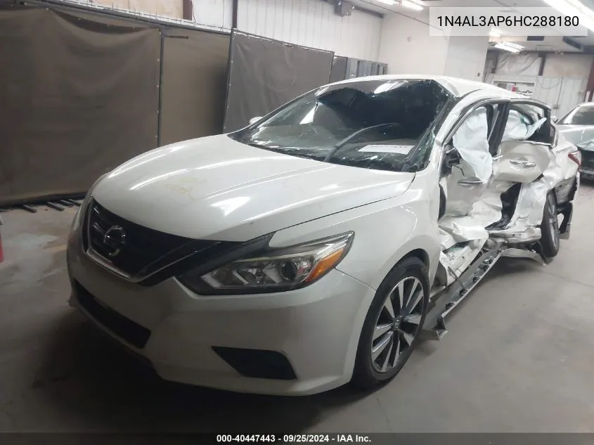 2017 Nissan Altima 2.5 Sv VIN: 1N4AL3AP6HC288180 Lot: 40447443