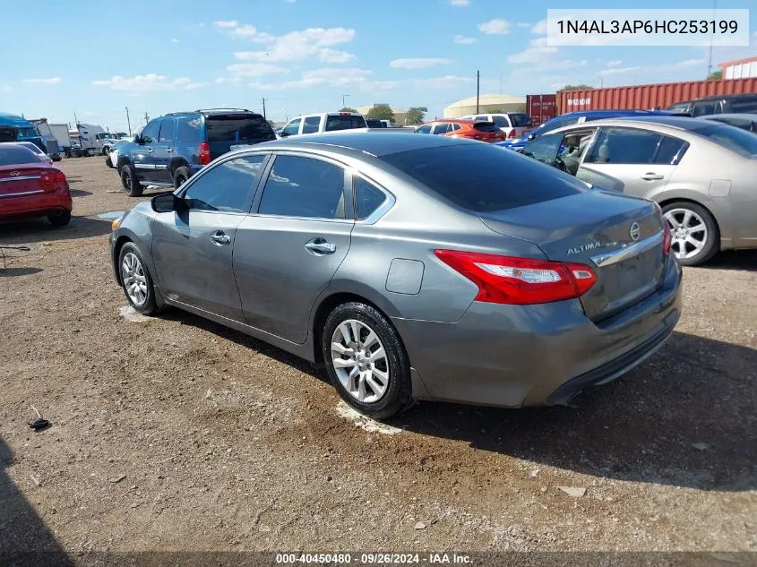 2017 Nissan Altima 2.5 S VIN: 1N4AL3AP6HC253199 Lot: 40450480