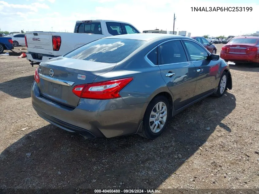 2017 Nissan Altima 2.5 S VIN: 1N4AL3AP6HC253199 Lot: 40450480