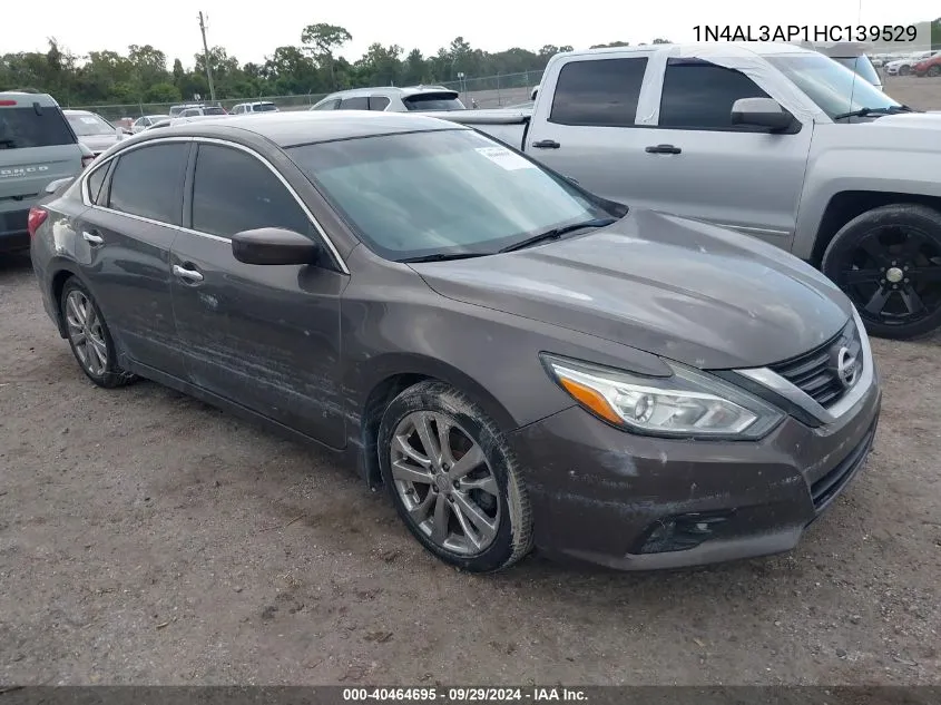 2017 Nissan Altima 2.5 Sv VIN: 1N4AL3AP1HC139529 Lot: 40464695