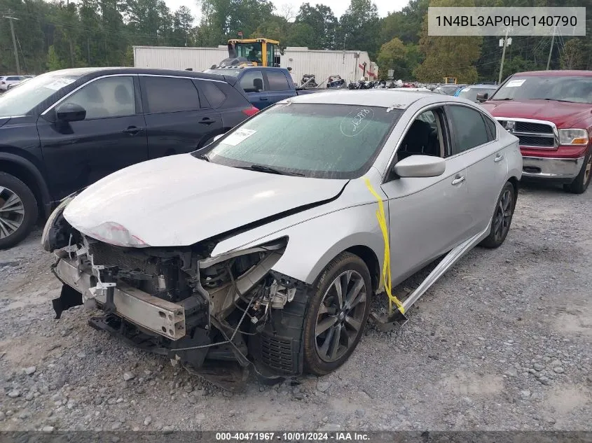 2017 Nissan Altima 3.5Sl/3.5 Sr VIN: 1N4BL3AP0HC140790 Lot: 40471967