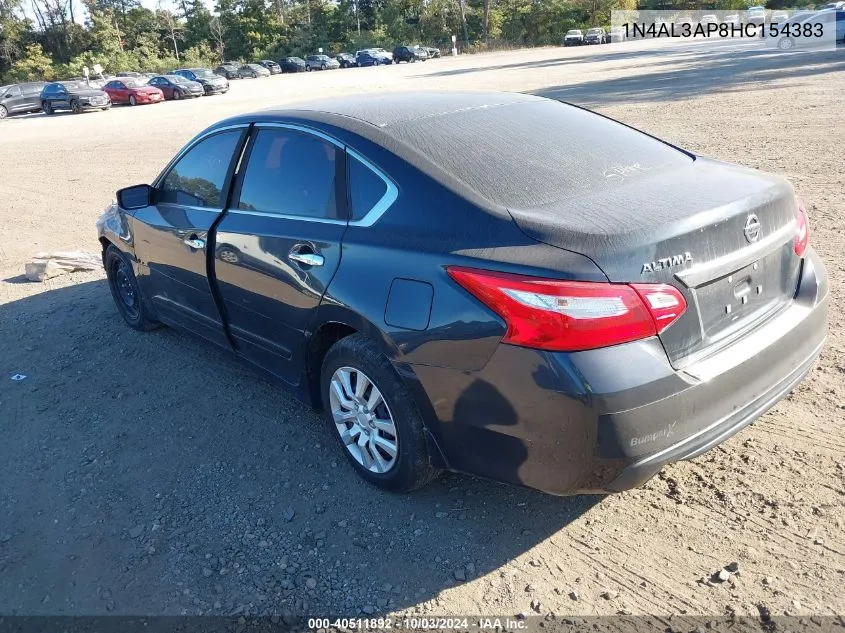 2017 Nissan Altima 2.5 S VIN: 1N4AL3AP8HC154383 Lot: 40511892