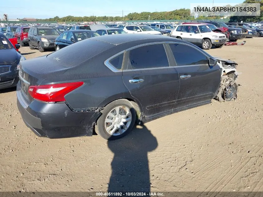 2017 Nissan Altima 2.5 S VIN: 1N4AL3AP8HC154383 Lot: 40511892