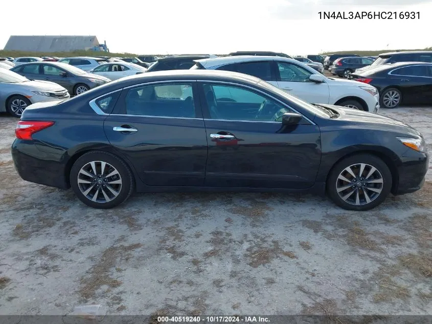 1N4AL3AP6HC216931 2017 Nissan Altima 2.5/S/Sv/Sl/Sr