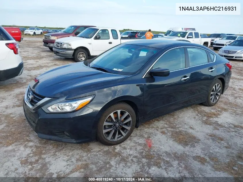 1N4AL3AP6HC216931 2017 Nissan Altima 2.5/S/Sv/Sl/Sr