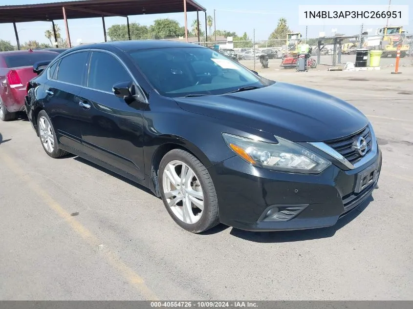 2017 Nissan Altima 3.5 Sl VIN: 1N4BL3AP3HC266951 Lot: 40554726