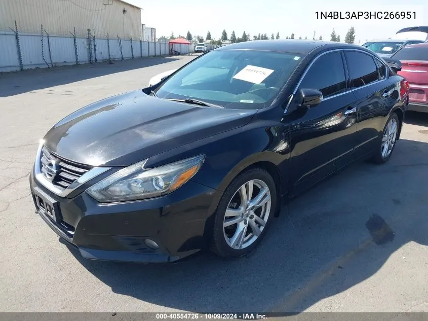 2017 Nissan Altima 3.5 Sl VIN: 1N4BL3AP3HC266951 Lot: 40554726