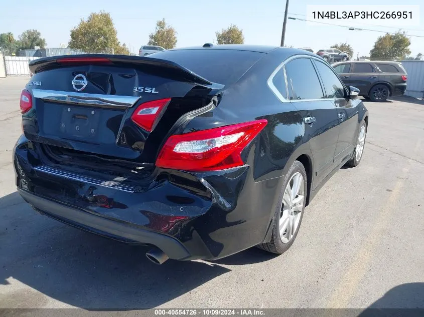 2017 Nissan Altima 3.5 Sl VIN: 1N4BL3AP3HC266951 Lot: 40554726