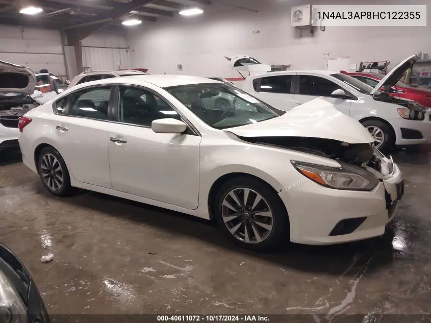 1N4AL3AP8HC122355 2017 Nissan Altima 2.5 Sv