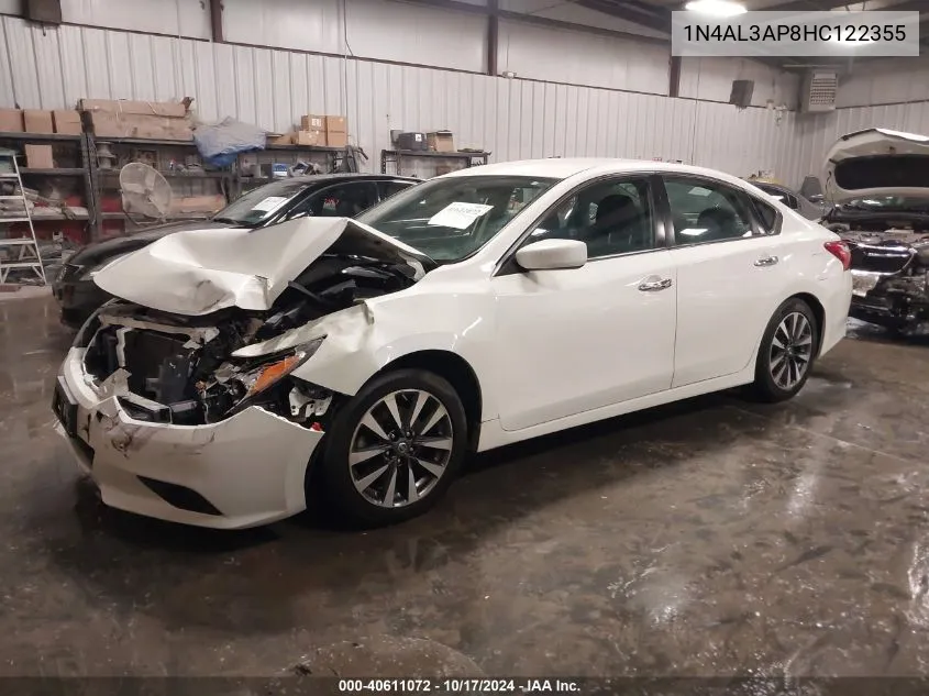 1N4AL3AP8HC122355 2017 Nissan Altima 2.5 Sv