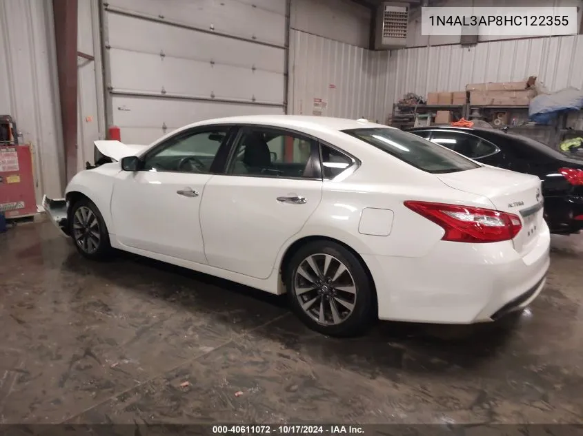 1N4AL3AP8HC122355 2017 Nissan Altima 2.5 Sv