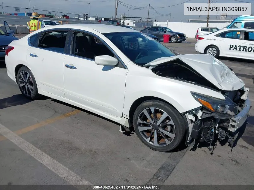 2017 Nissan Altima 2.5 Sr VIN: 1N4AL3AP8HN309857 Lot: 40625482