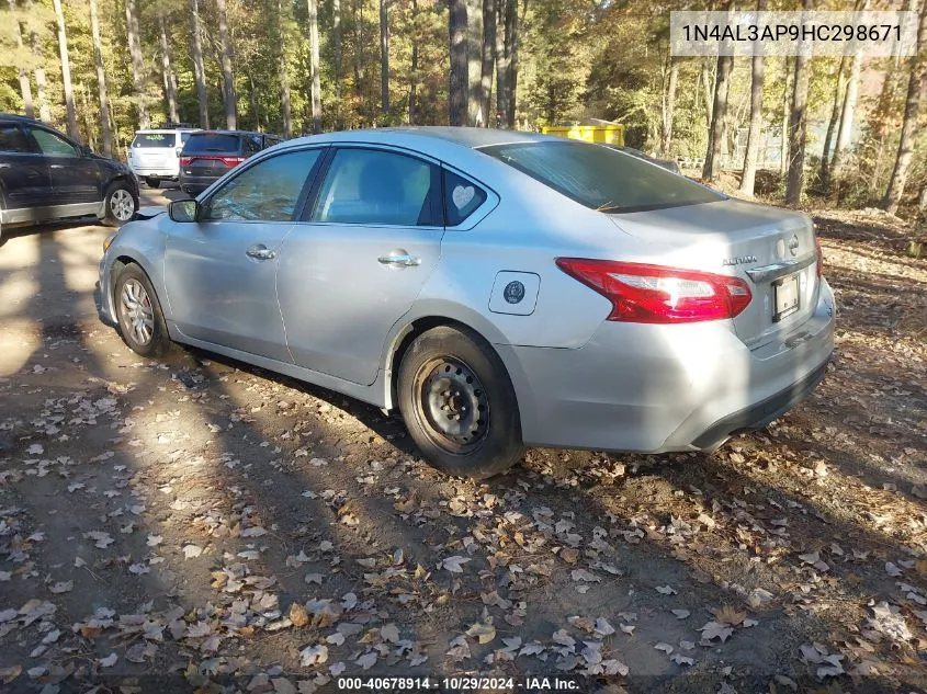 2017 Nissan Altima 2.5 S VIN: 1N4AL3AP9HC298671 Lot: 40678914