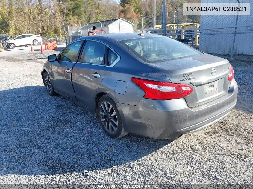 2017 Nissan Altima 2.5 Sl VIN: 1N4AL3AP6HC288521 Lot: 40693907