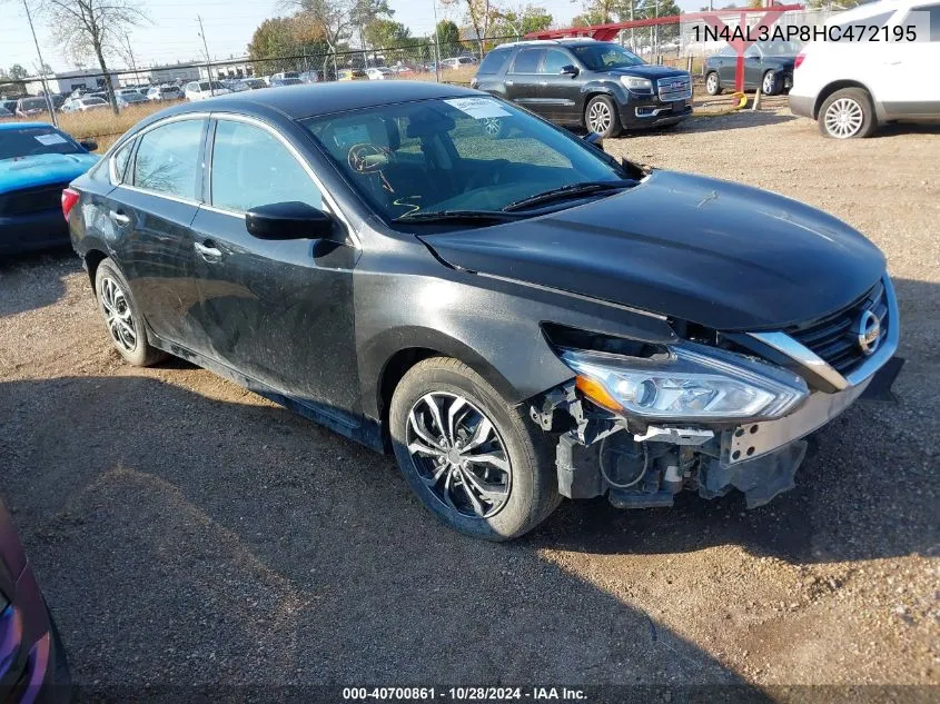 2017 Nissan Altima 2.5 S VIN: 1N4AL3AP8HC472195 Lot: 40700861