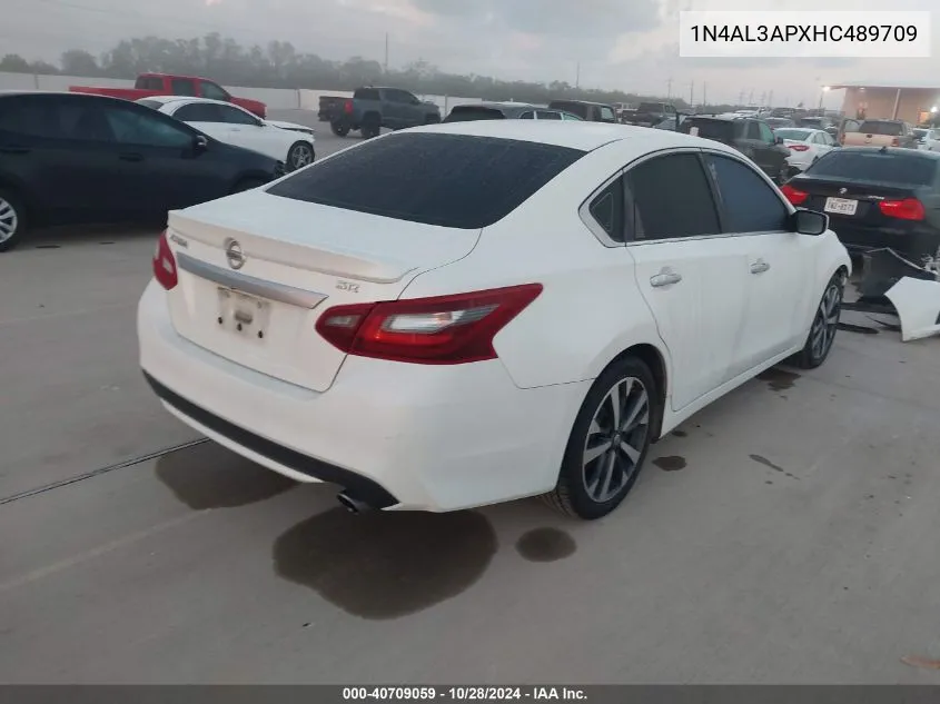 2017 Nissan Altima 2.5 Sr VIN: 1N4AL3APXHC489709 Lot: 40709059