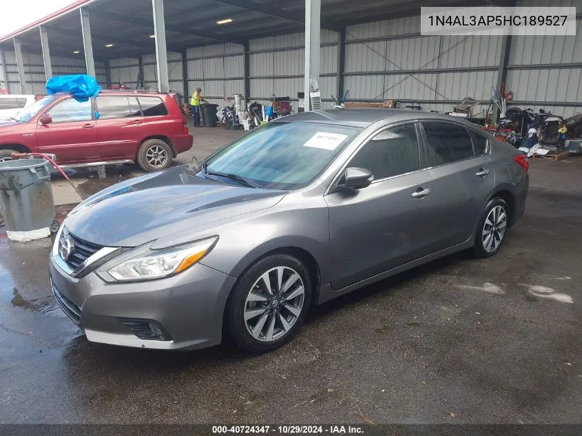 2017 Nissan Altima 2.5 Sl VIN: 1N4AL3AP5HC189527 Lot: 40724347