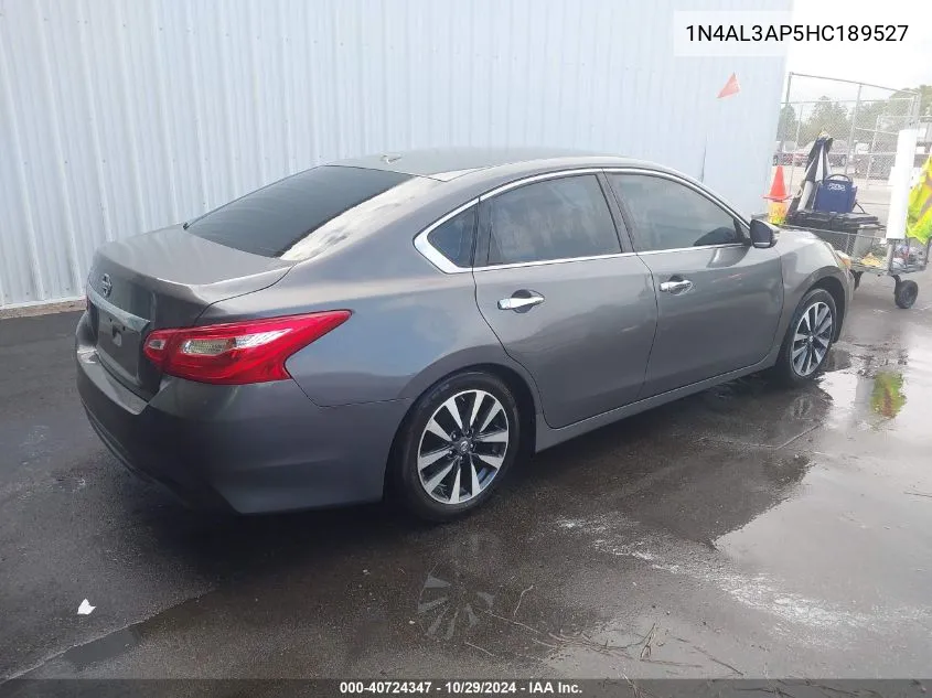 2017 Nissan Altima 2.5 Sl VIN: 1N4AL3AP5HC189527 Lot: 40724347