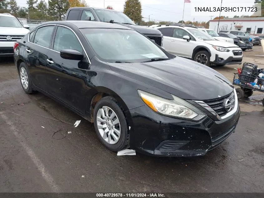 2017 Nissan Altima 2.5 S VIN: 1N4AL3AP3HC171723 Lot: 40729578