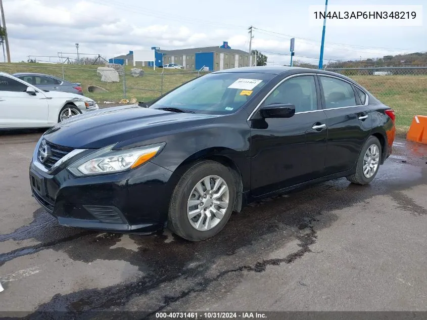 2017 Nissan Altima 2.5 S VIN: 1N4AL3AP6HN348219 Lot: 40731461