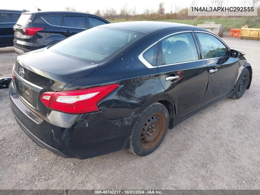 2017 Nissan Altima 2.5 S VIN: 1N4AL3APXHC292555 Lot: 40742217