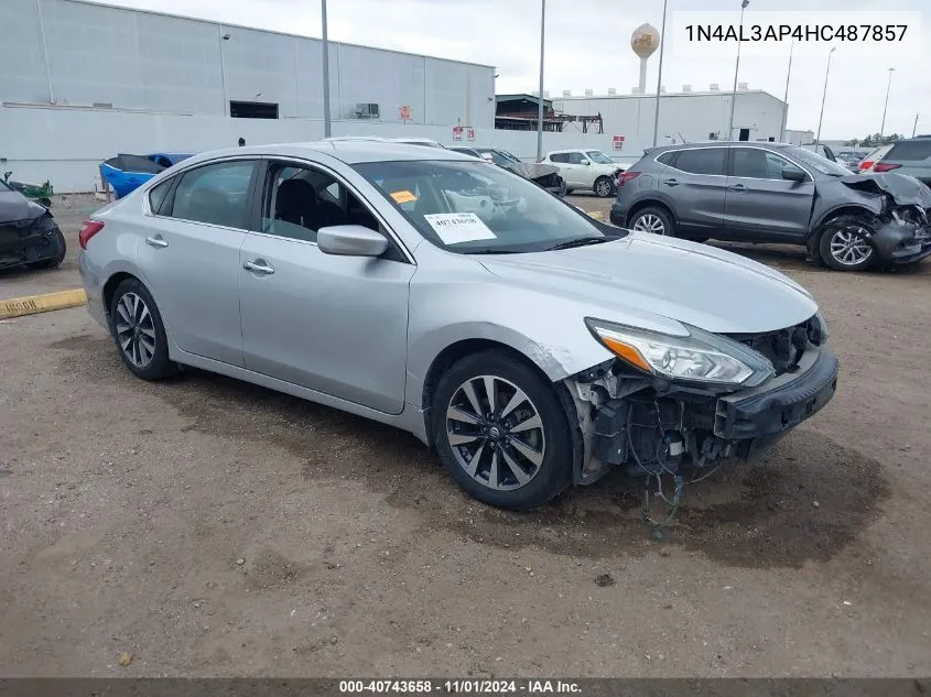 2017 Nissan Altima 2.5 Sv VIN: 1N4AL3AP4HC487857 Lot: 40743658