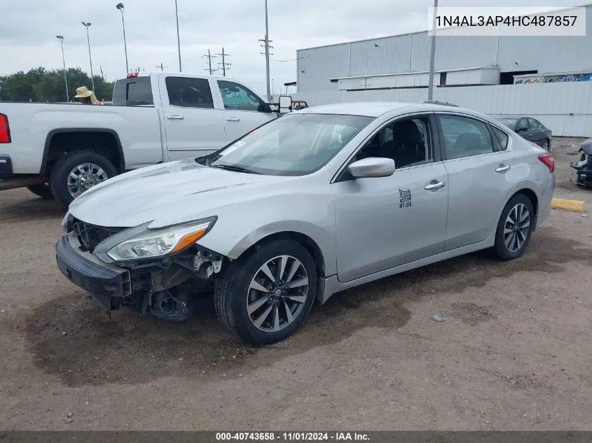 2017 Nissan Altima 2.5 Sv VIN: 1N4AL3AP4HC487857 Lot: 40743658