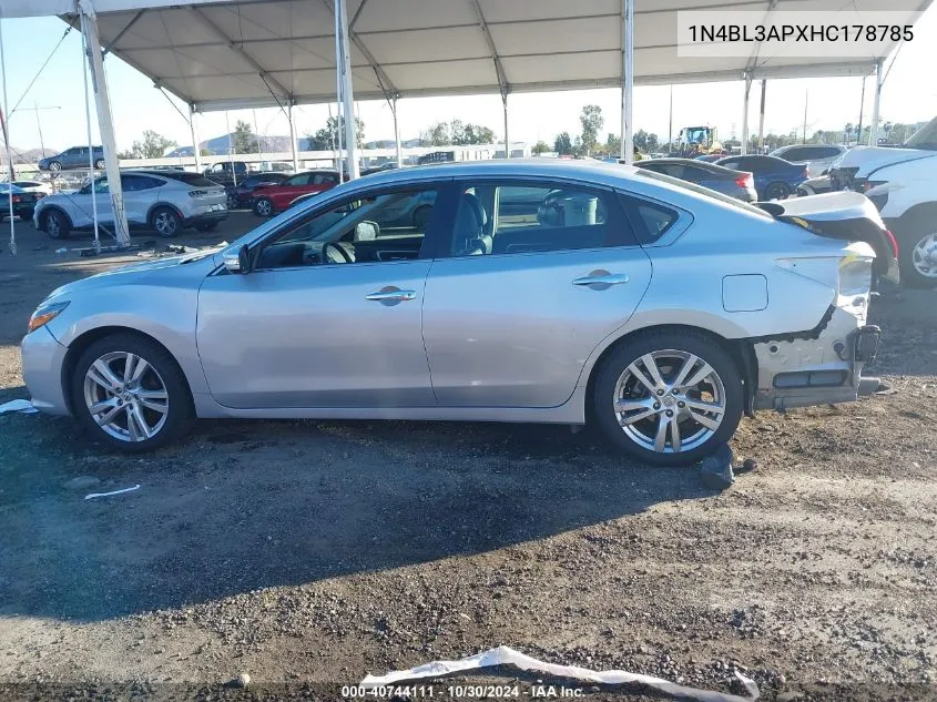 1N4BL3APXHC178785 2017 Nissan Altima 3.5 Sl