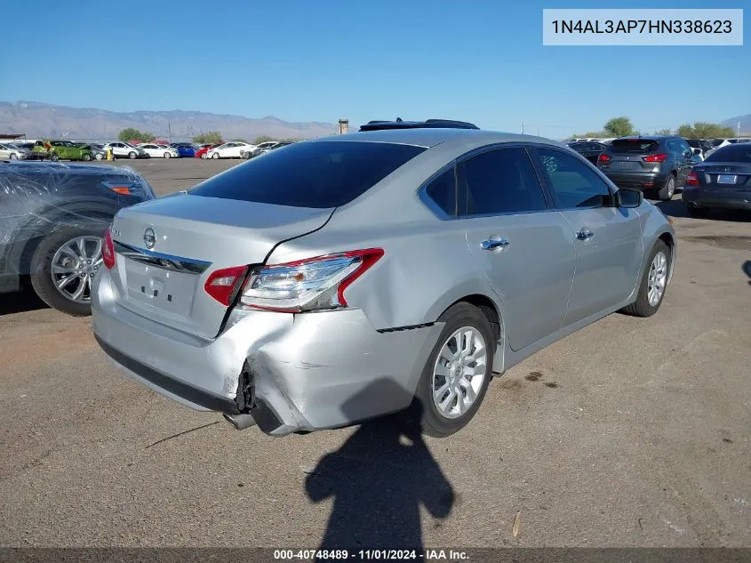 2017 Nissan Altima 2.5 S VIN: 1N4AL3AP7HN338623 Lot: 40748489