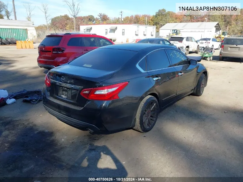 2017 Nissan Altima 2.5 S VIN: 1N4AL3AP8HN307106 Lot: 40750626