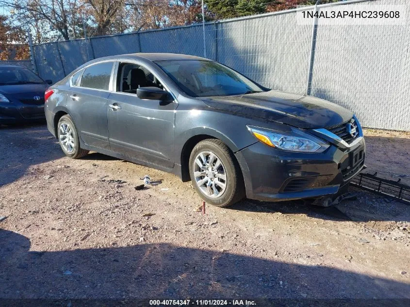 2017 Nissan Altima 2.5 S VIN: 1N4AL3AP4HC239608 Lot: 40754347