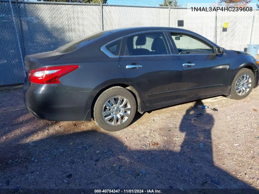 2017 Nissan Altima 2.5 S VIN: 1N4AL3AP4HC239608 Lot: 40754347