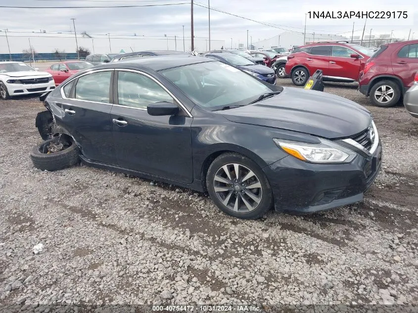 2017 Nissan Altima 2.5 Sv VIN: 1N4AL3AP4HC229175 Lot: 40754472