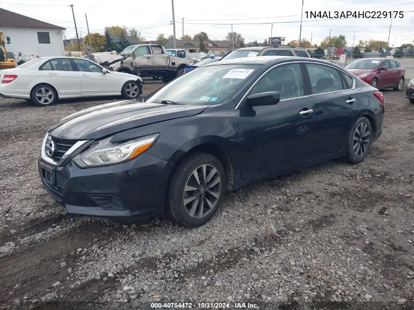 2017 Nissan Altima 2.5 Sv VIN: 1N4AL3AP4HC229175 Lot: 40754472