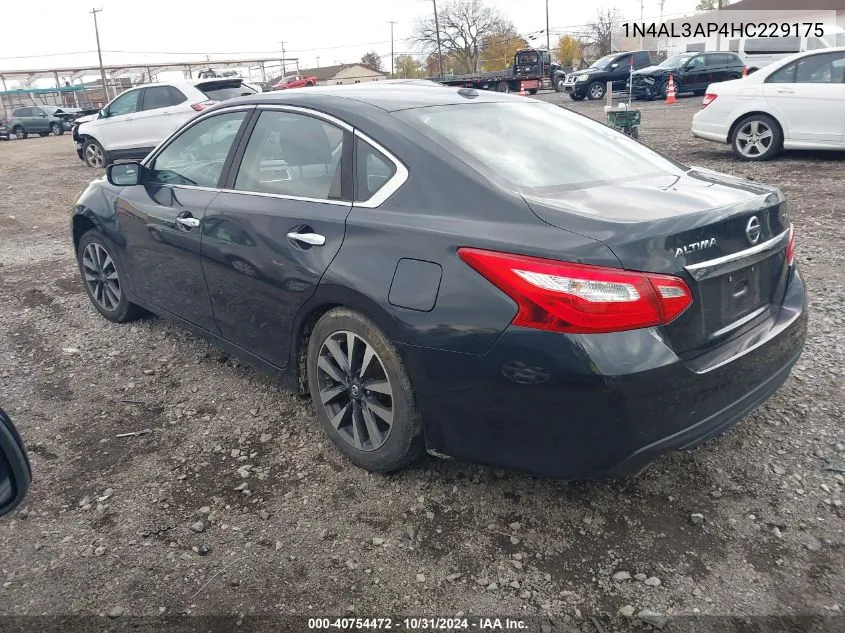 2017 Nissan Altima 2.5 Sv VIN: 1N4AL3AP4HC229175 Lot: 40754472