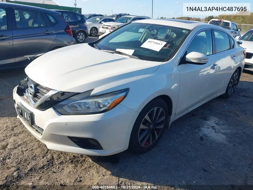 2017 Nissan Altima 2.5 Sv VIN: 1N4AL3AP4HC487695 Lot: 40754663