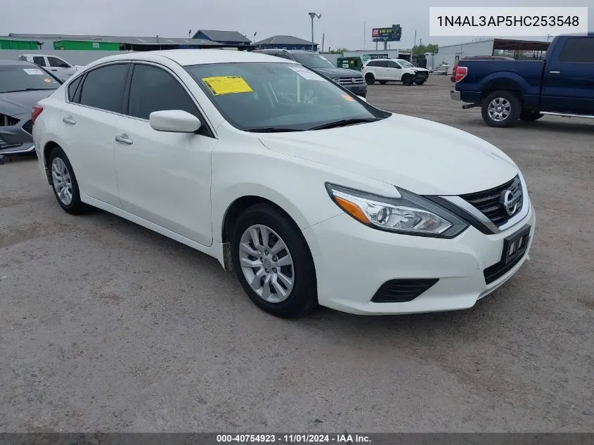 2017 Nissan Altima 2.5 S VIN: 1N4AL3AP5HC253548 Lot: 40754923