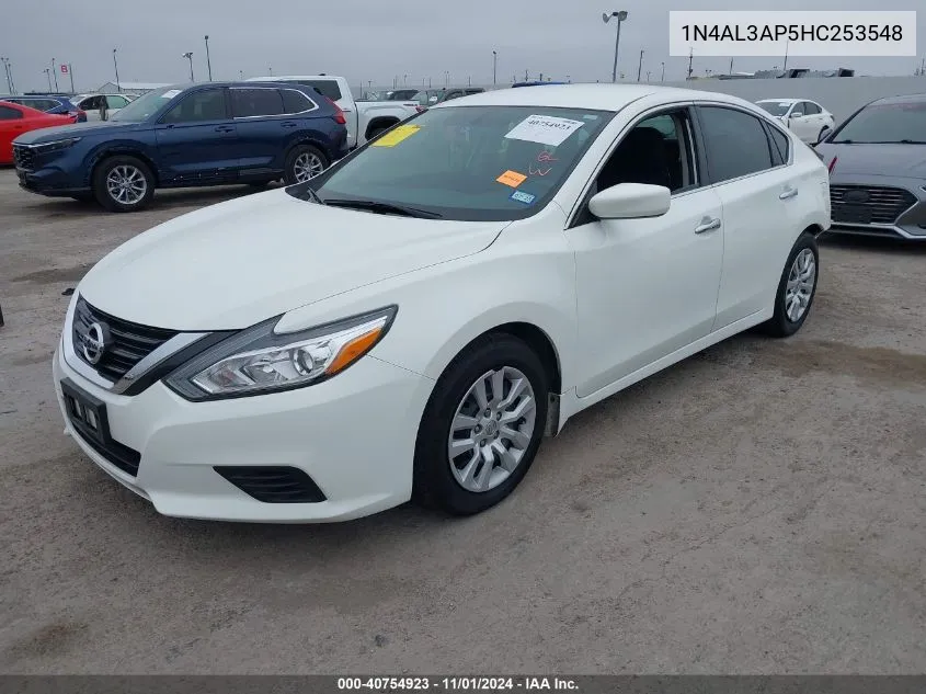 2017 Nissan Altima 2.5 S VIN: 1N4AL3AP5HC253548 Lot: 40754923