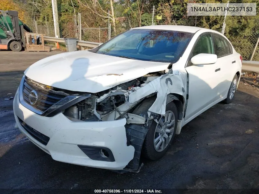 2017 Nissan Altima 2.5 S VIN: 1N4AL3AP1HC237153 Lot: 40758396