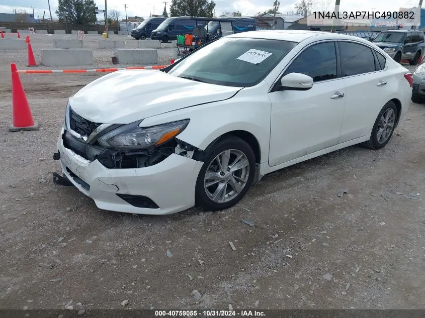 2017 Nissan Altima 2.5 Sl VIN: 1N4AL3AP7HC490882 Lot: 40759055