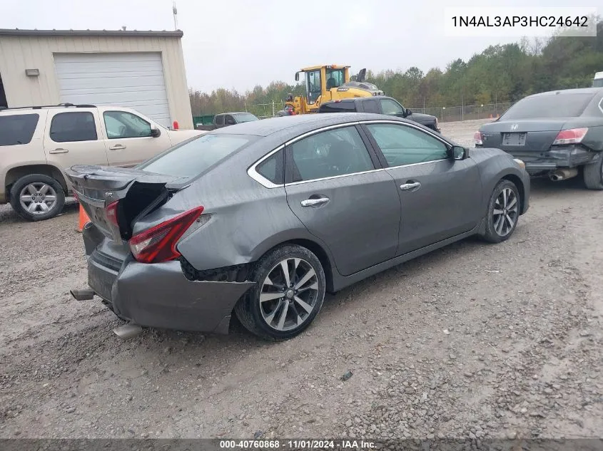 2017 Nissan Altima 2.5 Sr VIN: 1N4AL3AP3HC24642 Lot: 40760868