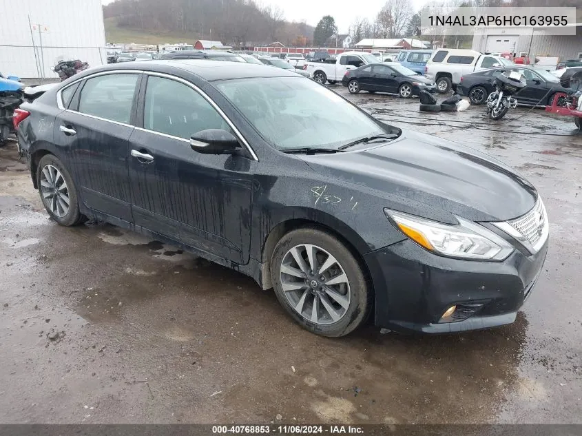 2017 Nissan Altima 2.5 Sv VIN: 1N4AL3AP6HC163955 Lot: 40768853