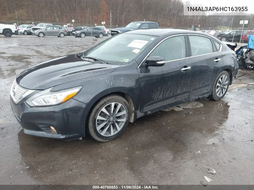 2017 Nissan Altima 2.5 Sv VIN: 1N4AL3AP6HC163955 Lot: 40768853