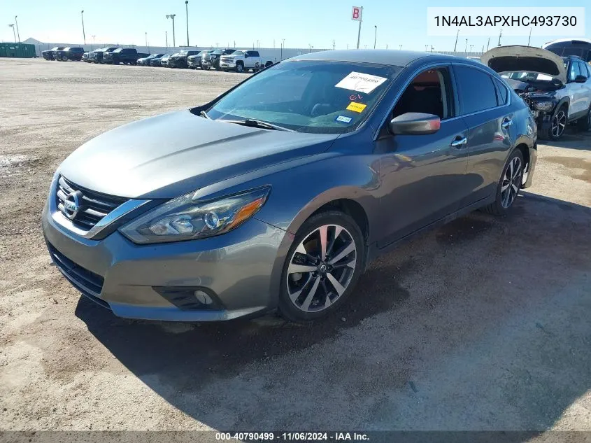 2017 Nissan Altima 2.5 Sr VIN: 1N4AL3APXHC493730 Lot: 40790499