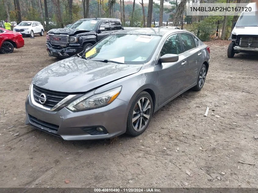 2017 Nissan Altima 3.5 Sr VIN: 1N4BL3AP2HC167120 Lot: 40810490