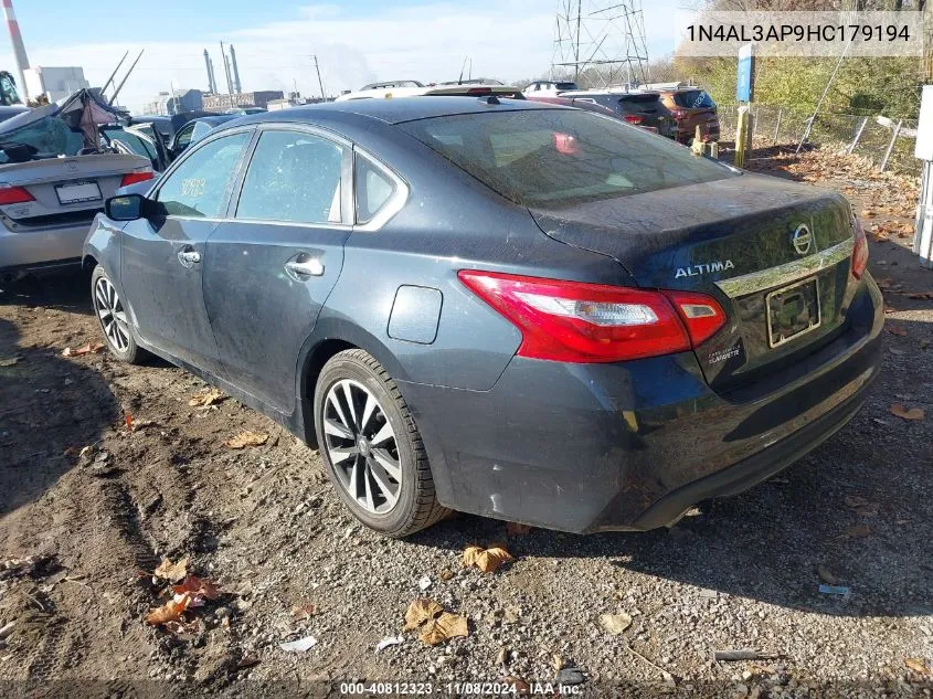 1N4AL3AP9HC179194 2017 Nissan Altima 2.5 Sv