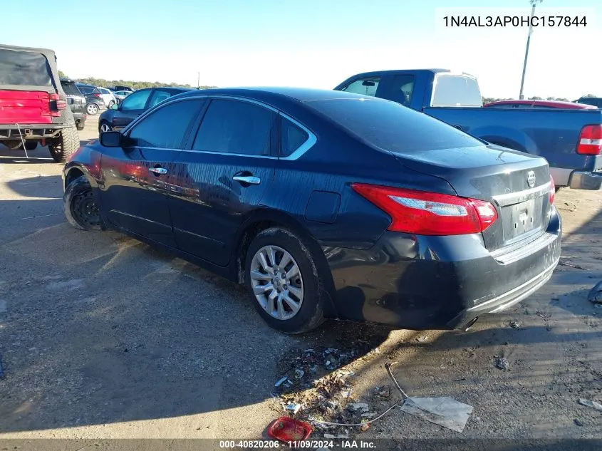 2017 Nissan Altima 2.5 S VIN: 1N4AL3AP0HC157844 Lot: 40820206