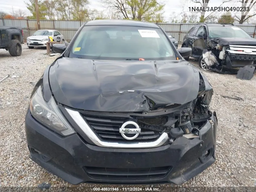 2017 Nissan Altima 2.5 Sr VIN: 1N4AL3AP3HC490233 Lot: 40831945