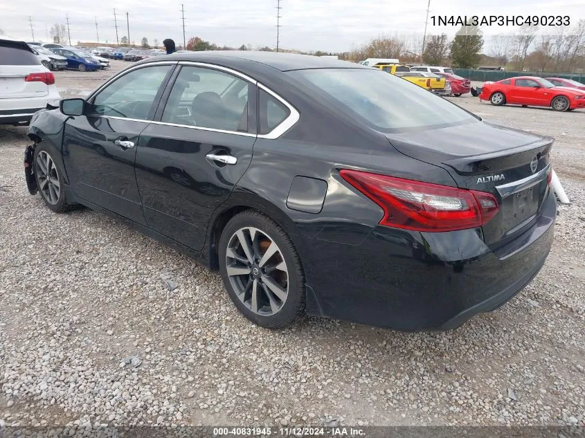 2017 Nissan Altima 2.5 Sr VIN: 1N4AL3AP3HC490233 Lot: 40831945